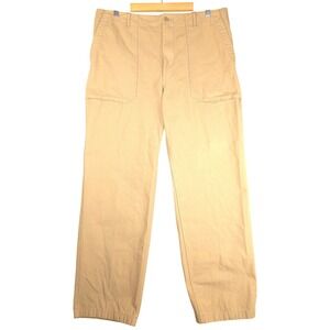 Best Made Co Mens Ripstop Fatigue Pants Tan Khaki Cotton Utility Trousers 38x30‎